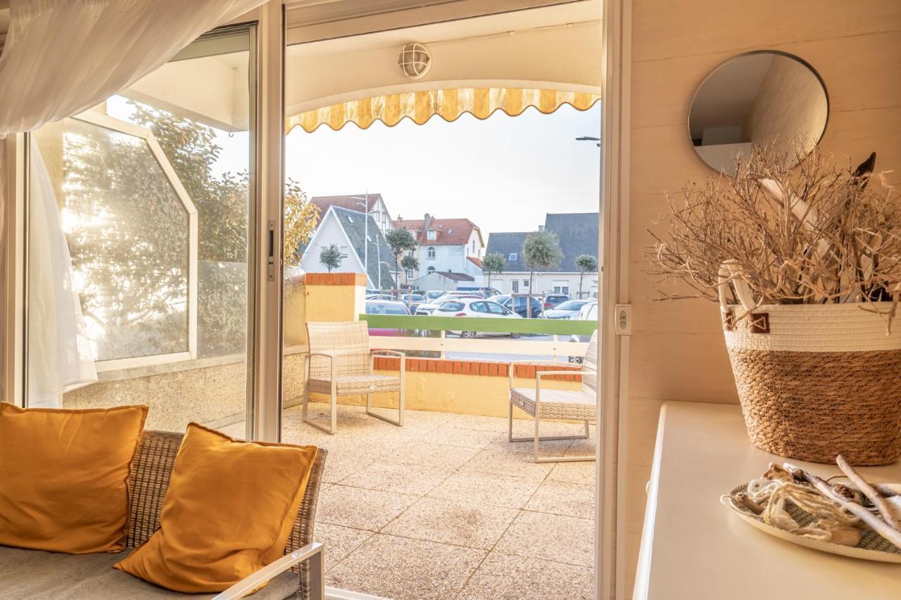 Agréable appartement et terrasse à 2 pas de la mer Wimereux Exterior foto
